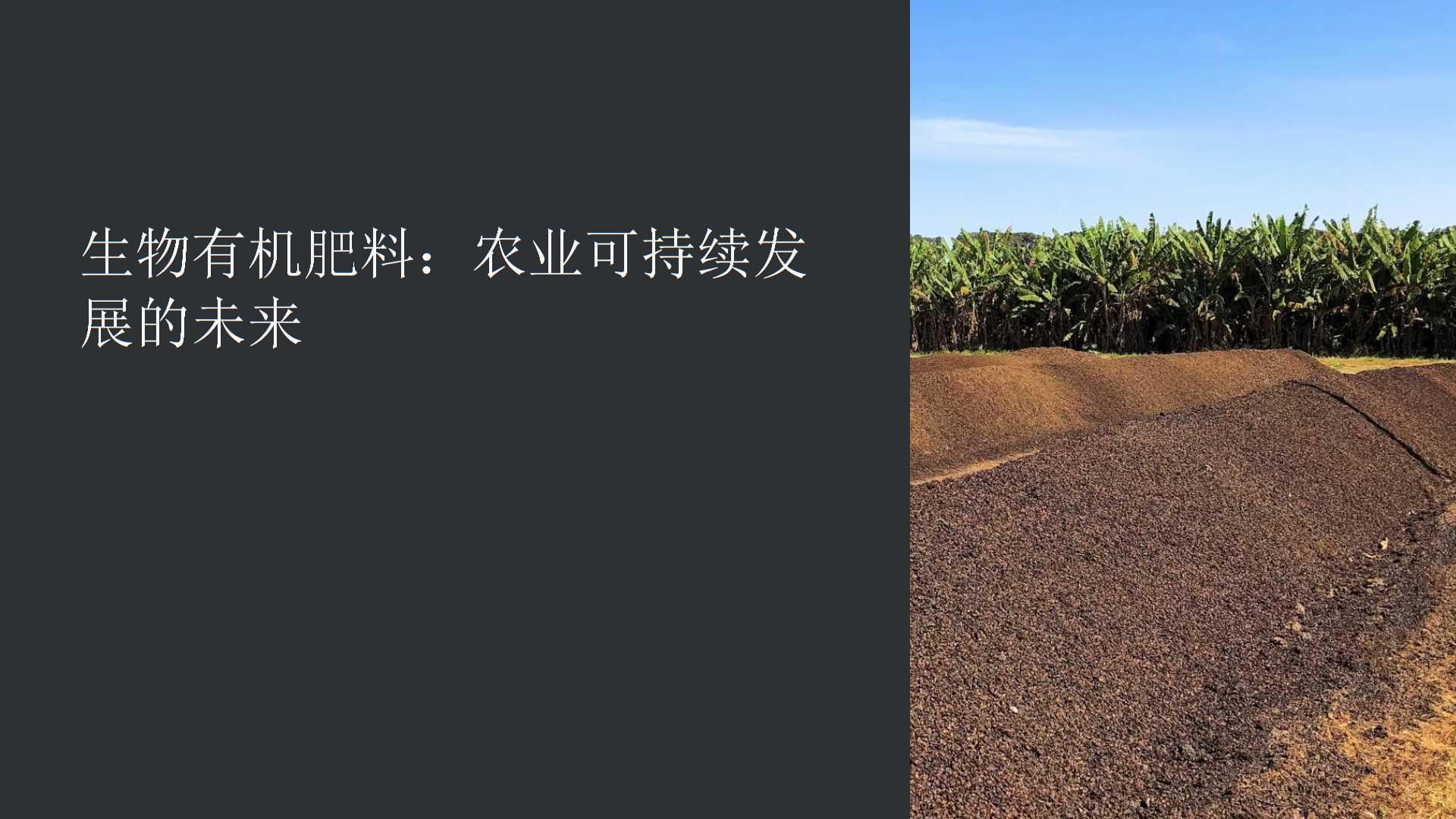 生物有機肥料——綠色農業的未來